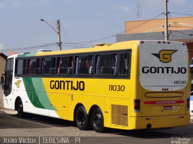 Empresa Gontijo de Transportes 11030 na cidade de Teresina, Piauí, Brasil, por João Victor. Número da foto: #1485068.