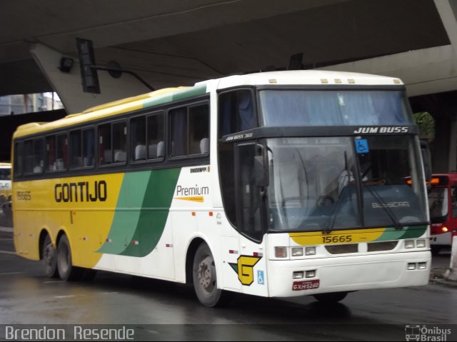 Empresa Gontijo de Transportes 15665 na cidade de Belo Horizonte, Minas Gerais, Brasil, por Brendon  Resende. ID da foto: 1484254.