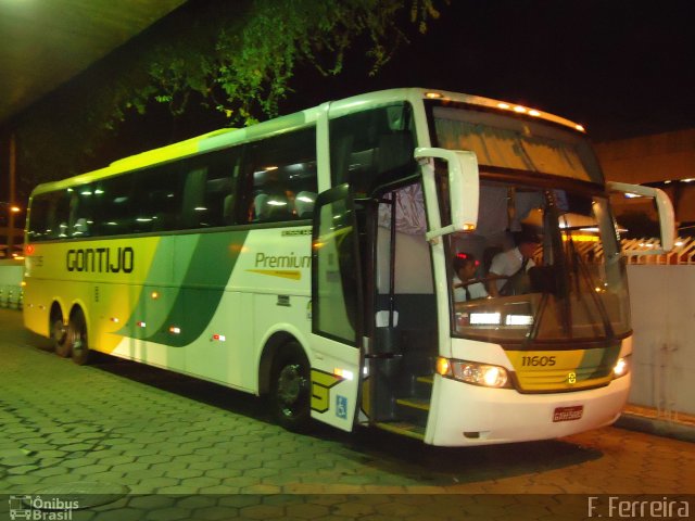 Empresa Gontijo de Transportes 11605 na cidade de Belo Horizonte, Minas Gerais, Brasil, por Fabri Ferreira. Número da foto: #1484370.