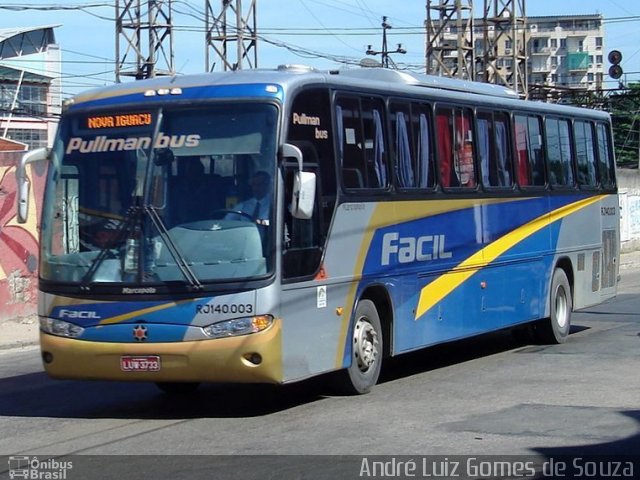 Fácil Transportes e Turismo RJ 140.003 na cidade de Nova Iguaçu, Rio de Janeiro, Brasil, por André Luiz Gomes de Souza. Número da foto: #1484256.