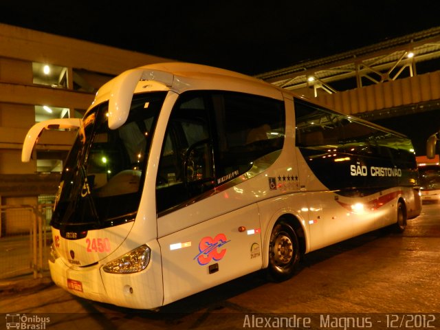 Viação São Cristóvão 2450 na cidade de Rio de Janeiro, Rio de Janeiro, Brasil, por Alexandre  Magnus. Número da foto: #1484155.