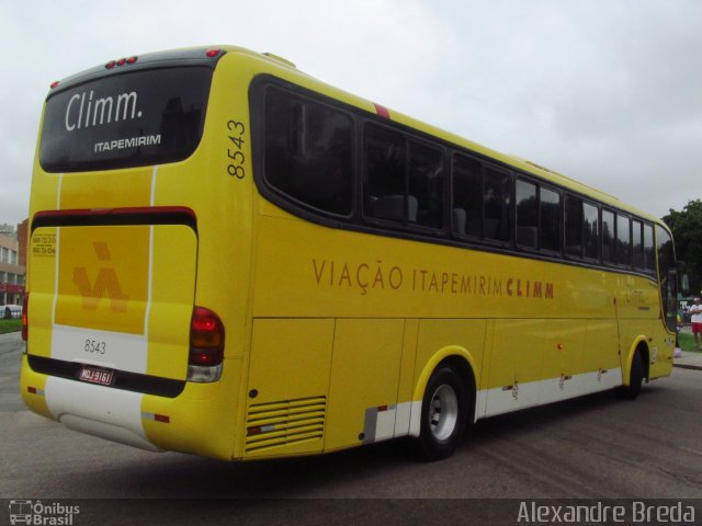 Viação Itapemirim 8543 na cidade de Curitiba, Paraná, Brasil, por Alexandre Breda. Número da foto: #1484103.