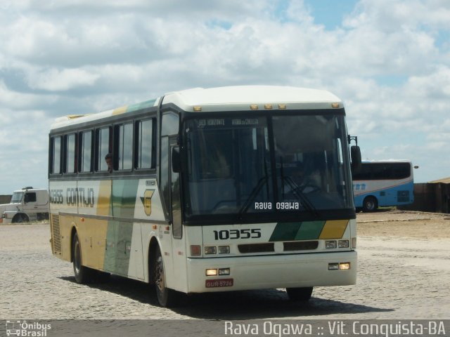 Empresa Gontijo de Transportes 10355 na cidade de Vitória da Conquista, Bahia, Brasil, por Rava Ogawa. ID da foto: 1484101.