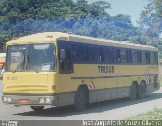 Viação Itapemirim 16001 na cidade de Barra do Piraí, Rio de Janeiro, Brasil, por José Augusto de Souza Oliveira. ID da foto: 1483258.