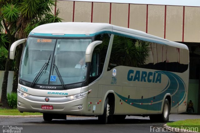 Viação Garcia 7786 na cidade de Ourinhos, São Paulo, Brasil, por Francisco Ivano. ID da foto: 1483511.