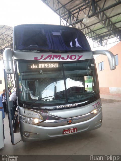 Viação Jam Joy 7711 na cidade de Imperatriz, Maranhão, Brasil, por Ruan Felipe Melo Fonseca. Número da foto: #1485372.