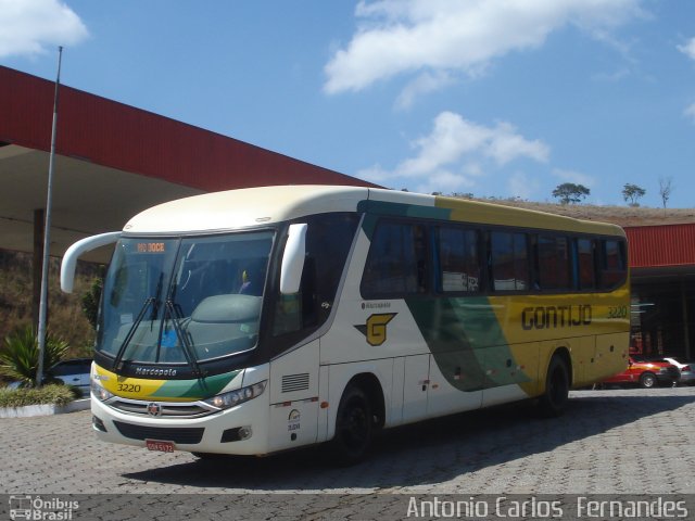 Empresa Gontijo de Transportes 3220 na cidade de João Monlevade, Minas Gerais, Brasil, por Antonio Carlos Fernandes. Número da foto: #1485735.