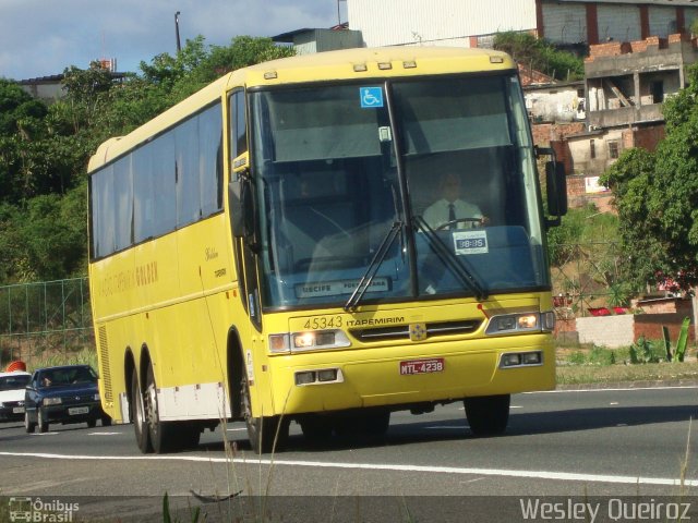 Viação Itapemirim 45343 na cidade de Salvador, Bahia, Brasil, por Wesley Queiroz. Número da foto: #1486086.