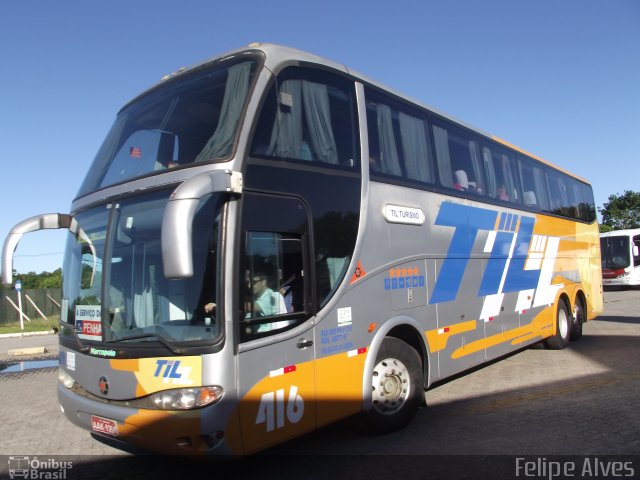 TIL Transportes Coletivos 416 na cidade de Pelotas, Rio Grande do Sul, Brasil, por Felipe Alves. Número da foto: #1485816.