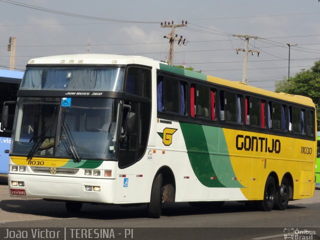 Empresa Gontijo de Transportes 11030 na cidade de Teresina, Piauí, Brasil, por João Victor. ID da foto: 1485331.