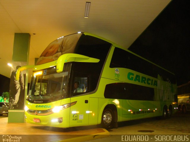 Viação Garcia 7117 na cidade de Santa Cruz do Rio Pardo, São Paulo, Brasil, por EDUARDO - SOROCABUS. Número da foto: #1485584.