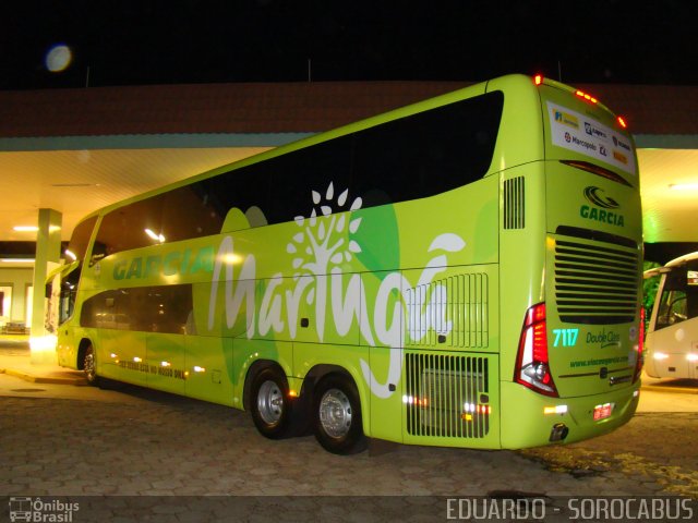 Viação Garcia 7117 na cidade de São José do Rio Pardo, São Paulo, Brasil, por EDUARDO - SOROCABUS. Número da foto: #1485590.