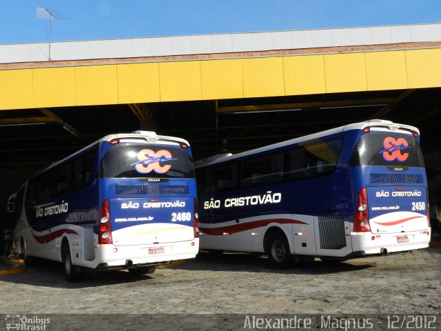 Viação São Cristóvão 2460 na cidade de Divinópolis, Minas Gerais, Brasil, por Alexandre  Magnus. Número da foto: #1486724.