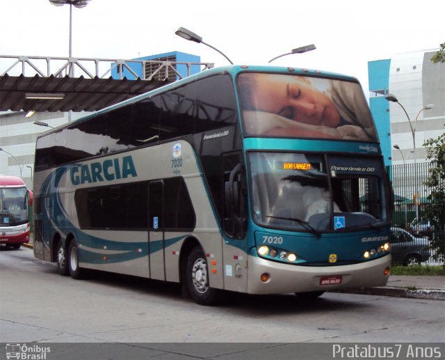 Viação Garcia 7020 na cidade de São Paulo, São Paulo, Brasil, por Cristiano Soares da Silva. Número da foto: #1487953.