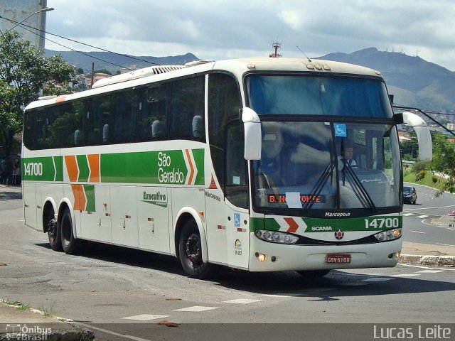 Cia. São Geraldo de Viação 14700 na cidade de Belo Horizonte, Minas Gerais, Brasil, por Lucas Leite. Número da foto: #1488166.
