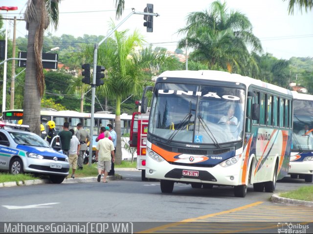 Expresso União 10190 na cidade de Goiânia, Goiás, Brasil, por Vicente Pinto Moreira. Número da foto: #1487136.