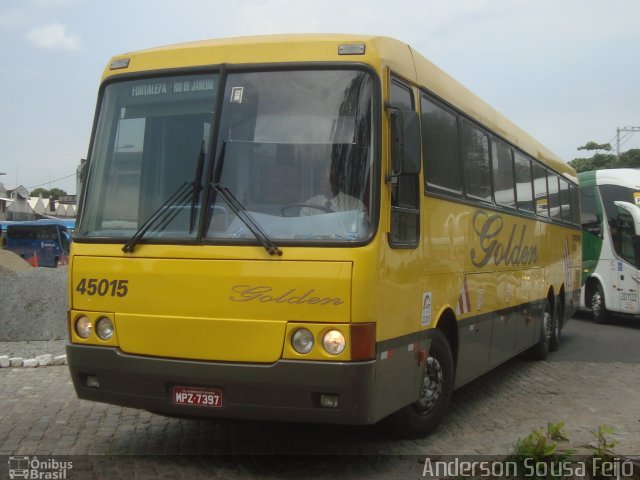 Viação Itapemirim 45015 na cidade de Rio de Janeiro, Rio de Janeiro, Brasil, por Anderson Sousa Feijó. Número da foto: #1489116.