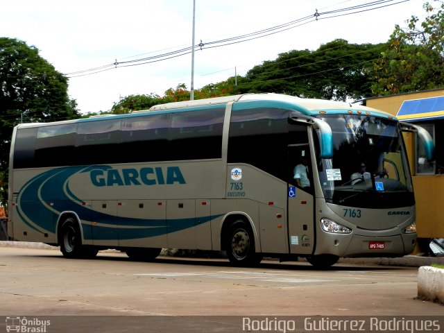 Viação Garcia 7163 na cidade de Maringá, Paraná, Brasil, por Rodrigo  Gutierrez Rodrigues. Número da foto: #1490110.
