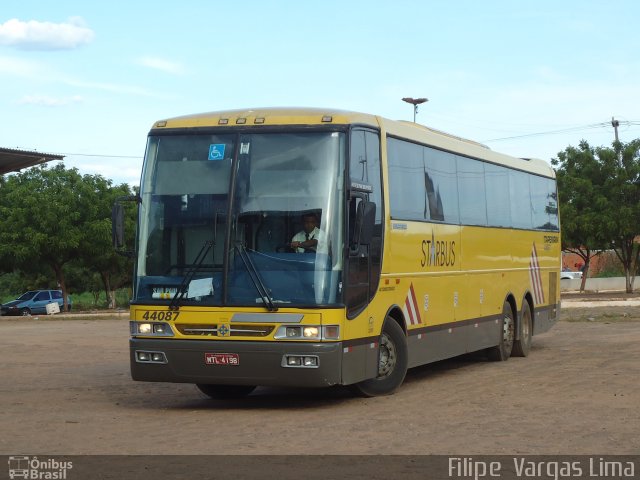 Viação Itapemirim 44087 na cidade de Corrente, Piauí, Brasil, por Filipe  Vargas Lima. Número da foto: #1489489.