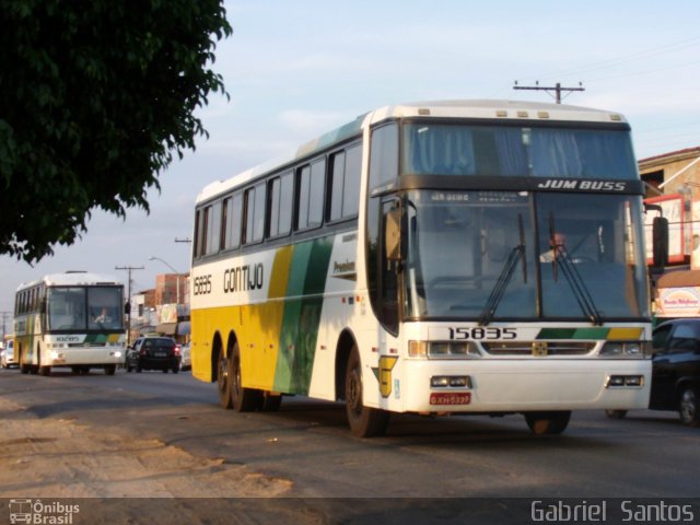 Empresa Gontijo de Transportes 15835 na cidade de Santa Bárbara, Bahia, Brasil, por Gabriel  Santos-ba. ID da foto: 1490014.