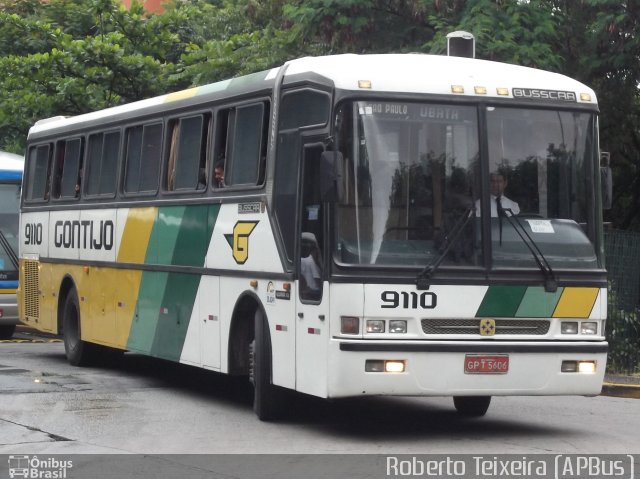 Empresa Gontijo de Transportes 9110 na cidade de São Paulo, São Paulo, Brasil, por Roberto Teixeira. ID da foto: 1490606.