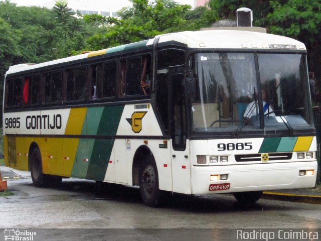 Empresa Gontijo de Transportes 9885 na cidade de São Paulo, São Paulo, Brasil, por Rodrigo Coimbra. ID da foto: 1490406.