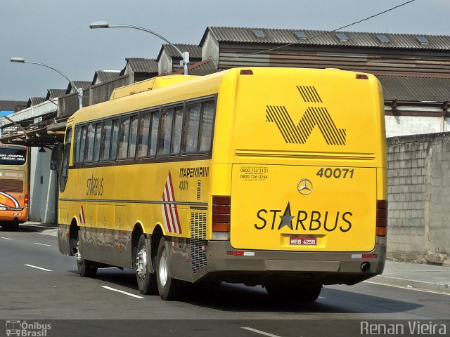 Viação Itapemirim 40071 na cidade de Rio de Janeiro, Rio de Janeiro, Brasil, por Renan Vieira. Número da foto: #1489839.