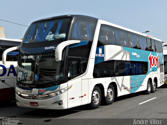 Auto Viação 1001 RJ 108.312 na cidade de Rio de Janeiro, Rio de Janeiro, Brasil, por André Vitor  Silva dos Santos. Número da foto: #1488889.