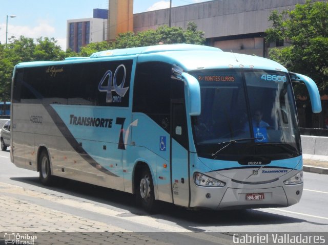 Transnorte - Transporte e Turismo Norte de Minas 48600 na cidade de Belo Horizonte, Minas Gerais, Brasil, por Gabriel Valladares. Número da foto: #1489350.