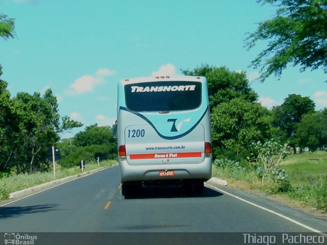 Transnorte - Transporte e Turismo Norte de Minas 1200 na cidade de Itacarambi, Minas Gerais, Brasil, por Thiago  Pacheco. ID da foto: 1493261.