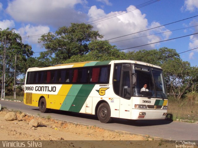 Empresa Gontijo de Transportes 3860 na cidade de Recife, Pernambuco, Brasil, por Vinicius Silva. ID da foto: 1492302.