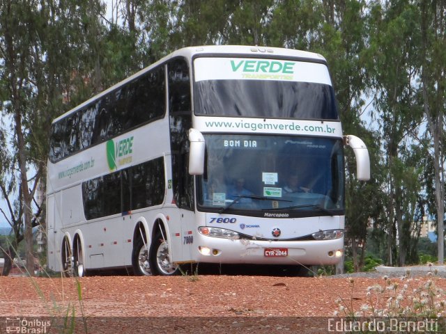 EB Silvério Viagens e Turismo 7800 na cidade de Cuiabá, Mato Grosso, Brasil, por Eduardo Benetti . Número da foto: #1491053.