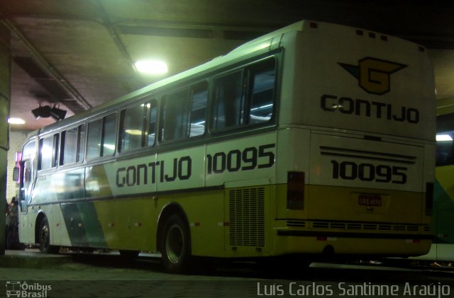 Empresa Gontijo de Transportes 10095 na cidade de Belo Horizonte, Minas Gerais, Brasil, por Luís Carlos Santinne Araújo. ID da foto: 1493377.