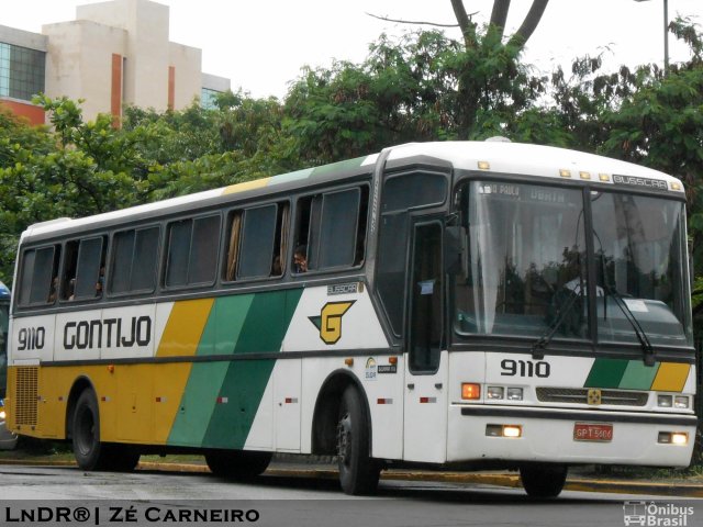 Empresa Gontijo de Transportes 9110 na cidade de São Paulo, São Paulo, Brasil, por Leandro Carneiro. ID da foto: 1493026.