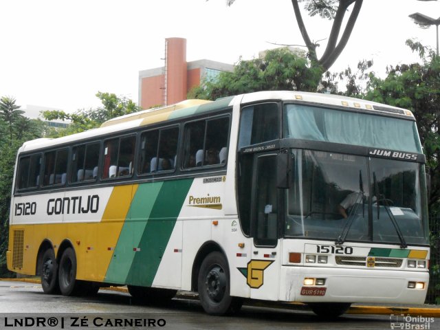 Empresa Gontijo de Transportes 15120 na cidade de São Paulo, São Paulo, Brasil, por Leandro Carneiro. ID da foto: 1493061.