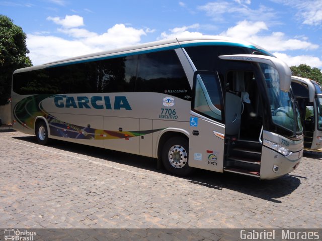 Viação Garcia 7706 na cidade de Loanda, Paraná, Brasil, por Gabriel  Moraes. Número da foto: #1492346.