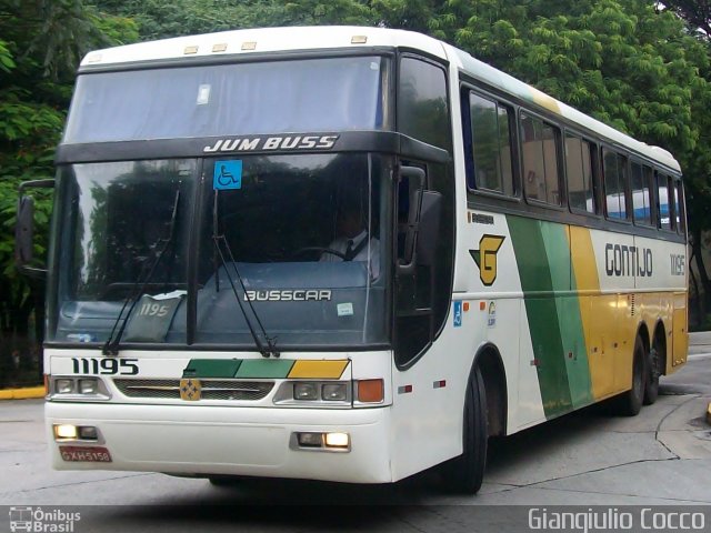 Empresa Gontijo de Transportes 11195 na cidade de São Paulo, São Paulo, Brasil, por Giangiulio Cocco. ID da foto: 1492814.