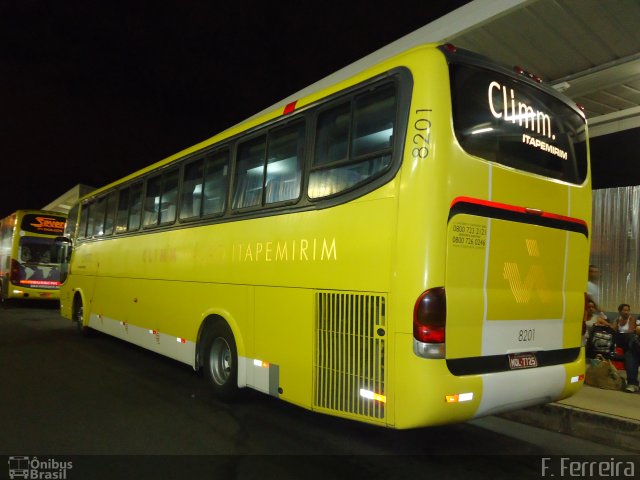 Viação Itapemirim 8201 na cidade de Belo Horizonte, Minas Gerais, Brasil, por Fabri Ferreira. Número da foto: #1491908.