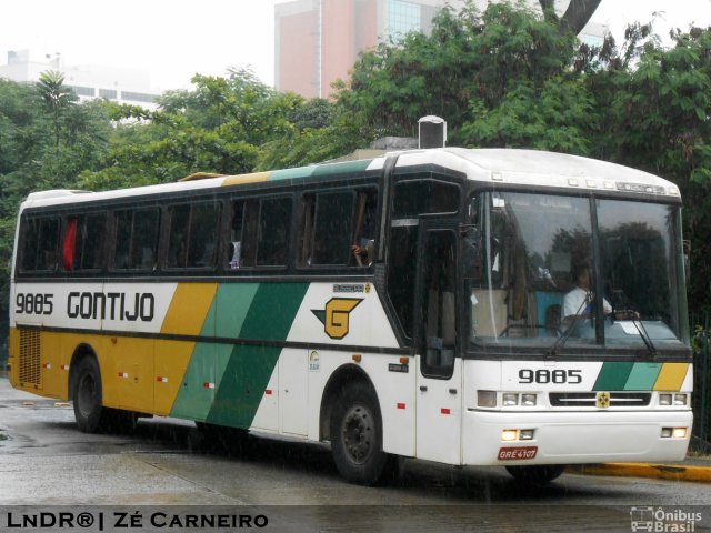 Empresa Gontijo de Transportes 9885 na cidade de São Paulo, São Paulo, Brasil, por Leandro Carneiro. ID da foto: 1493078.