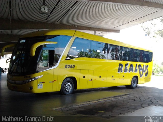 Expresso Real Bus 0250 na cidade de João Pessoa, Paraíba, Brasil, por Matheus França Diniz. Número da foto: #1493650.