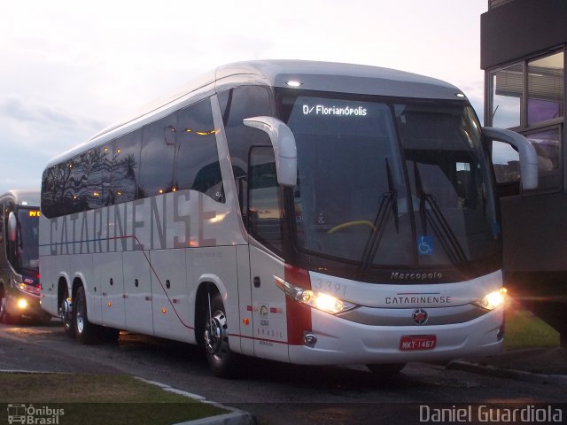 Auto Viação Catarinense 3391 na cidade de Florianópolis, Santa Catarina, Brasil, por Daniel Guardiola. Número da foto: #1495214.