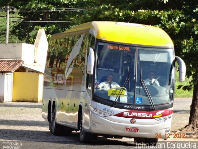 Viação Suassui 2100 na cidade de Leopoldina, Minas Gerais, Brasil, por Johnattan Cerqueira. Número da foto: #1494648.