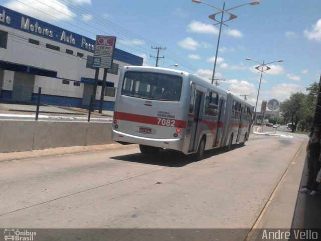 Auto Viação Floresta 7082 na cidade de Campo Grande, Mato Grosso do Sul, Brasil, por André Luis Barbosa Velo. ID da foto: 1495781.