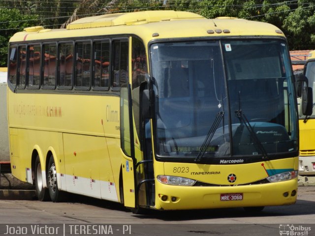 Viação Itapemirim 8023 na cidade de Teresina, Piauí, Brasil, por João Victor. ID da foto: 1494345.