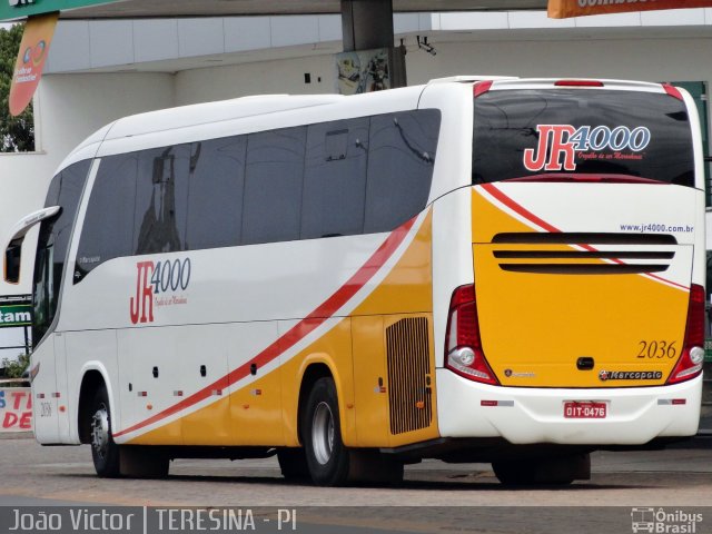 JR 4000 Transportes 2036 na cidade de Teresina, Piauí, Brasil, por João Victor. Número da foto: #1494823.