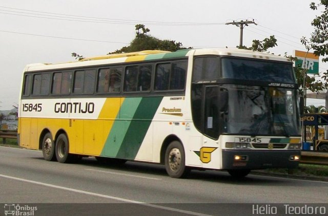 Empresa Gontijo de Transportes 15845 na cidade de Resende, Rio de Janeiro, Brasil, por Hélio  Teodoro. ID da foto: 1494965.