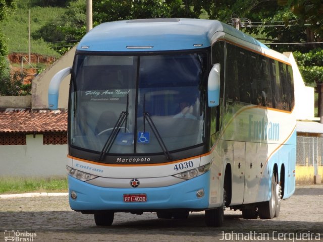 Emtram 4030 na cidade de Leopoldina, Minas Gerais, Brasil, por Johnattan Cerqueira. Número da foto: #1496925.