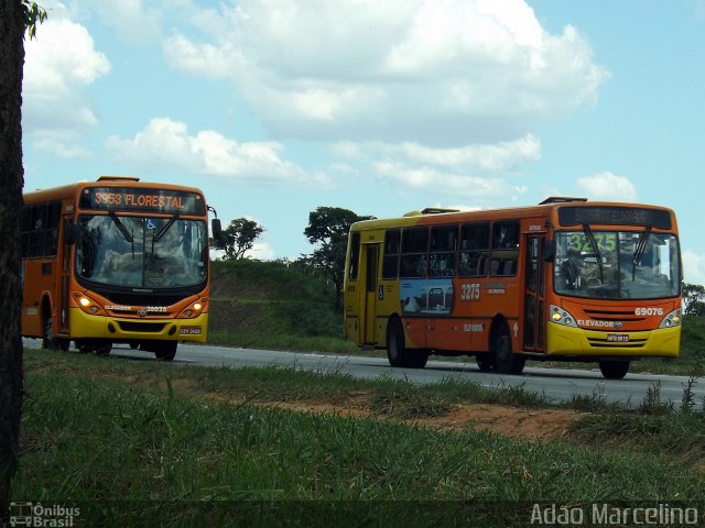 Viação Santa Edwiges 69076 na cidade de Betim, Minas Gerais, Brasil, por Adão Raimundo Marcelino. Número da foto: #1497744.