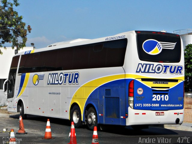 Nilotur - Nilo Transportes e Turismo 2010 na cidade de Rio de Janeiro, Rio de Janeiro, Brasil, por André Vitor  Silva dos Santos. Número da foto: #1496266.