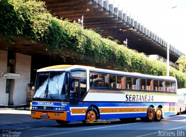 Viação Sertaneja 1670 na cidade de Belo Horizonte, Minas Gerais, Brasil, por Jones Bh. Número da foto: #1496993.